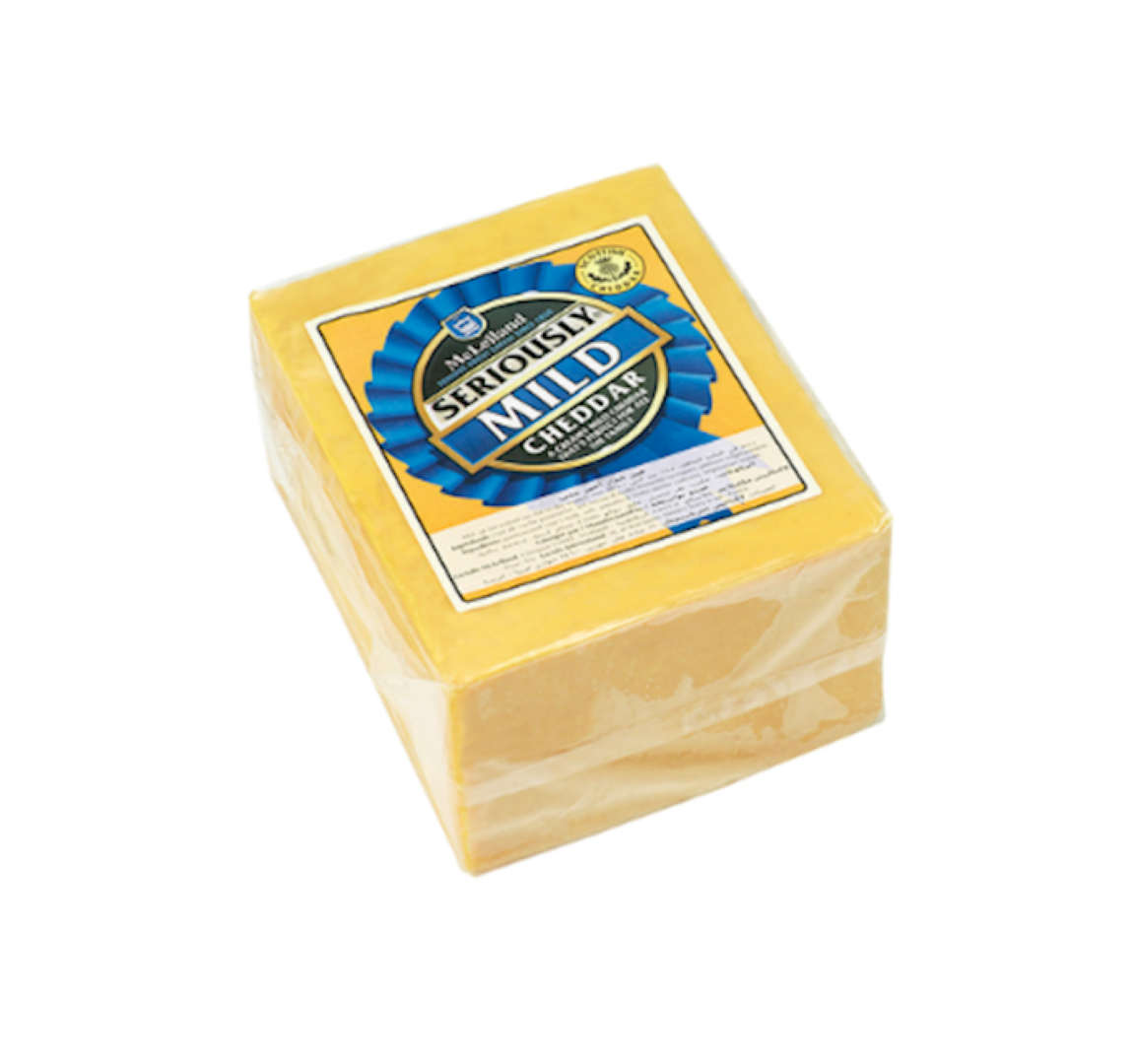 SERIOUSLY MILD WHITE CHEDDAR PKG